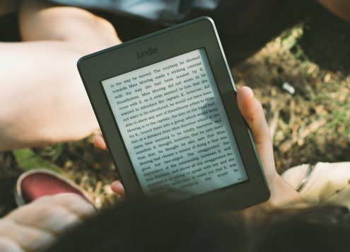 Reading on a kindle