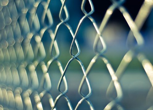 Chainlink fence prison