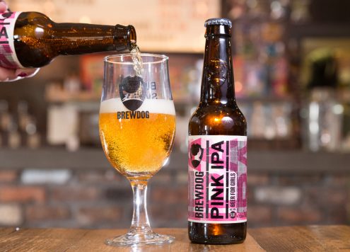 Brewdog Pink IPA for International Women's Day