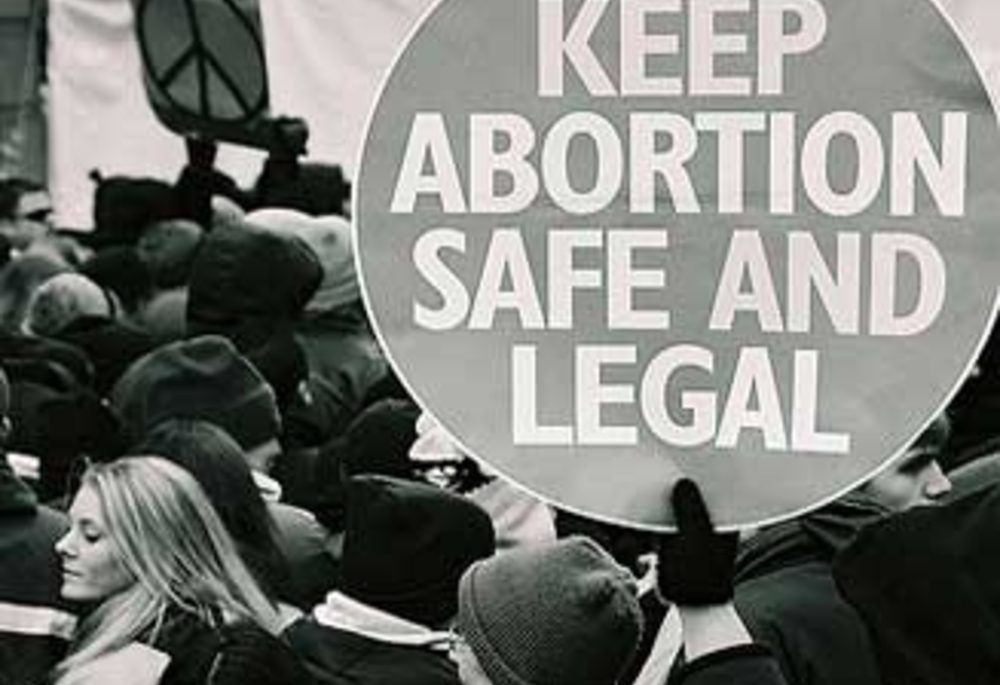 Keep Abortion Safe and Legal sign