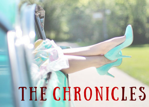 heels out of car window